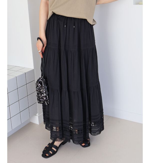  「コットンレーススカート」|スカート|