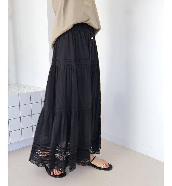  「コットンレーススカート」|スカート|