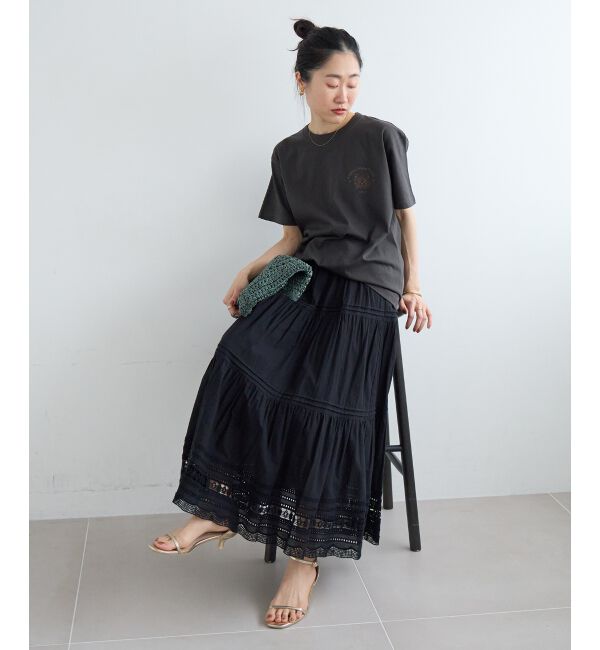  「コットンレーススカート」|スカート|