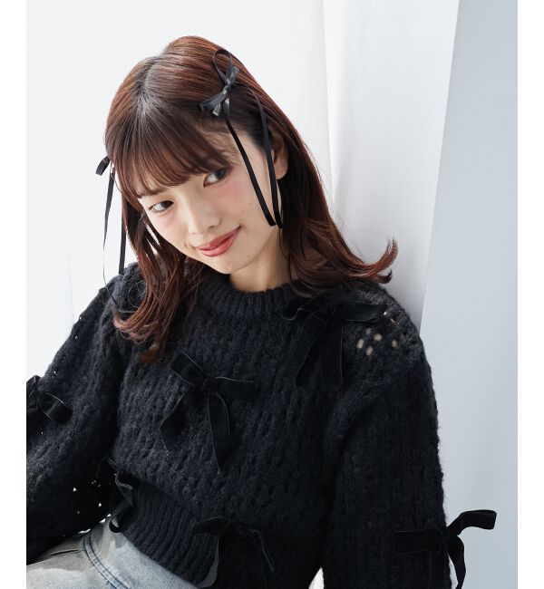 MAJESTICLEGON「ロングリボンヘアクリップ」|ベルト|