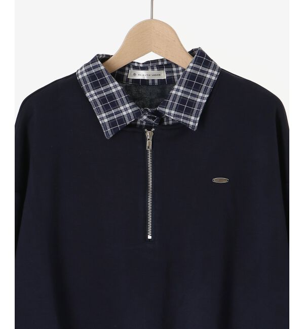  「レイヤード風スウェットセットアップ」|ワンピース|