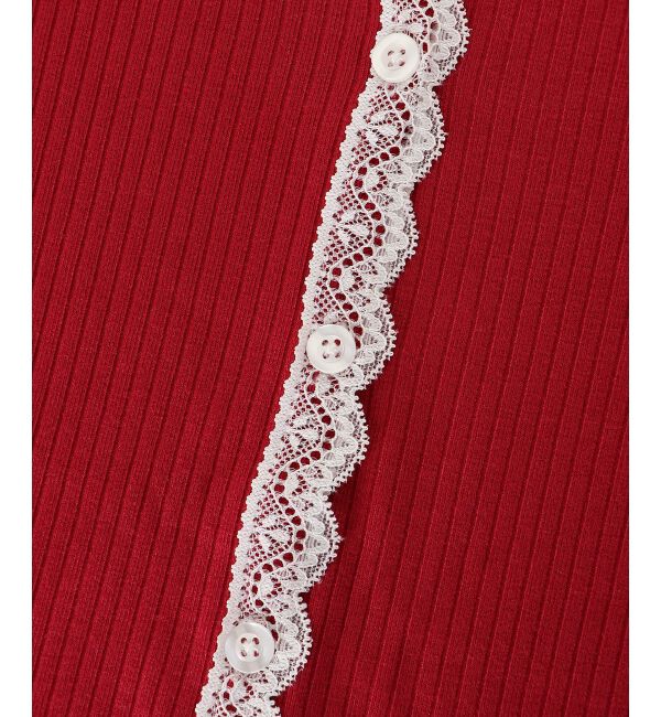  「レース使いキャミカーデセット」|カーディガン|