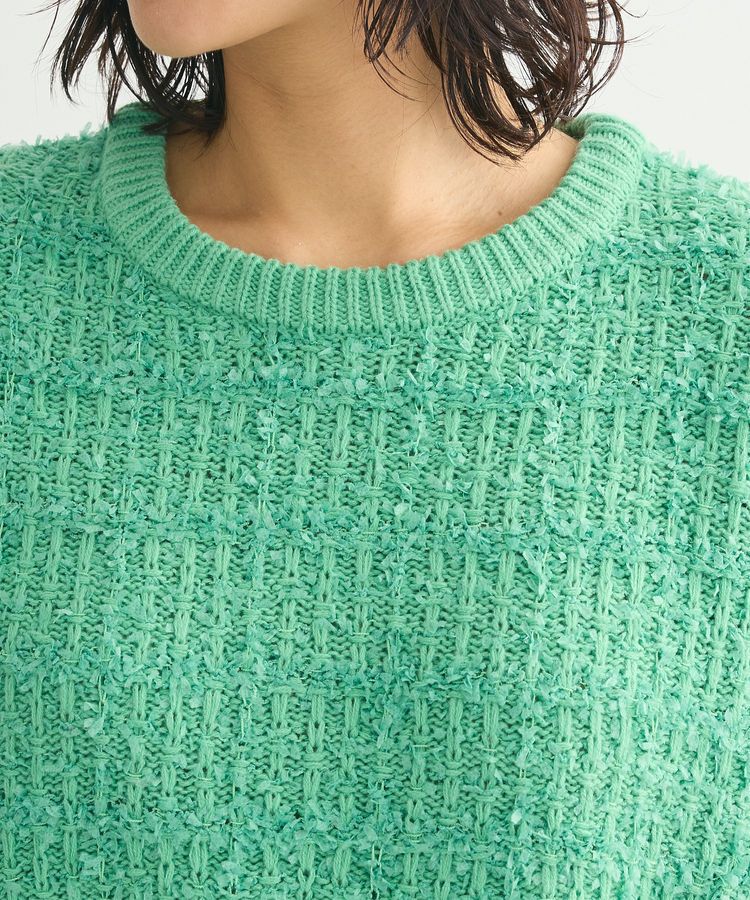 Green Parks「テープヤーンニットプルオーバー」|ニット・セーター|