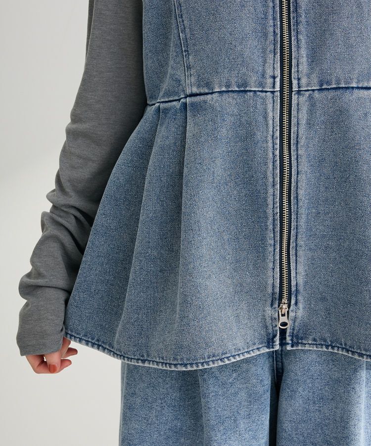 Green Parks「デニムペプラムジレ」|その他|