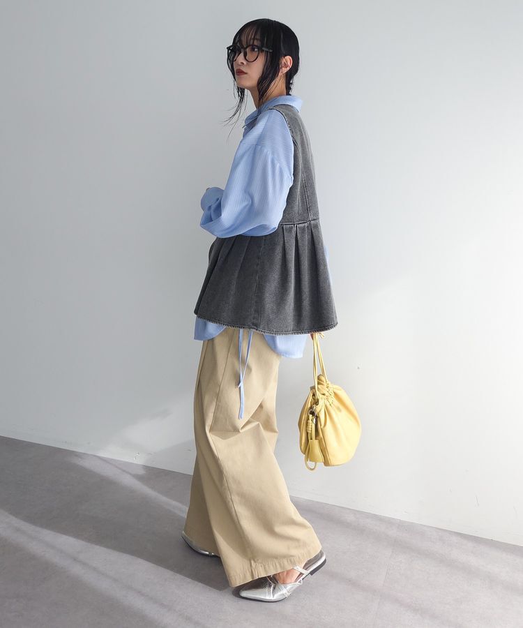 Green Parks「デニムペプラムジレ」|その他|