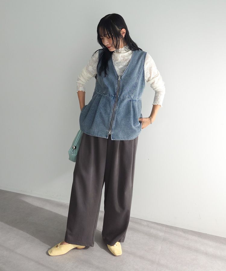 Green Parks「デニムペプラムジレ」|その他|