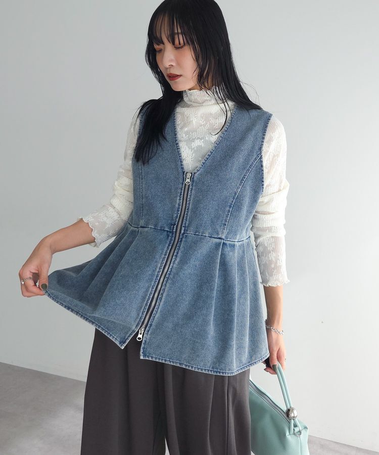 Green Parks「デニムペプラムジレ」|その他|