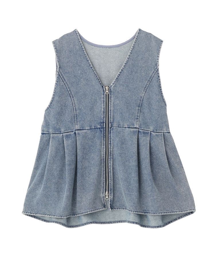 Green Parks「デニムペプラムジレ」|その他|