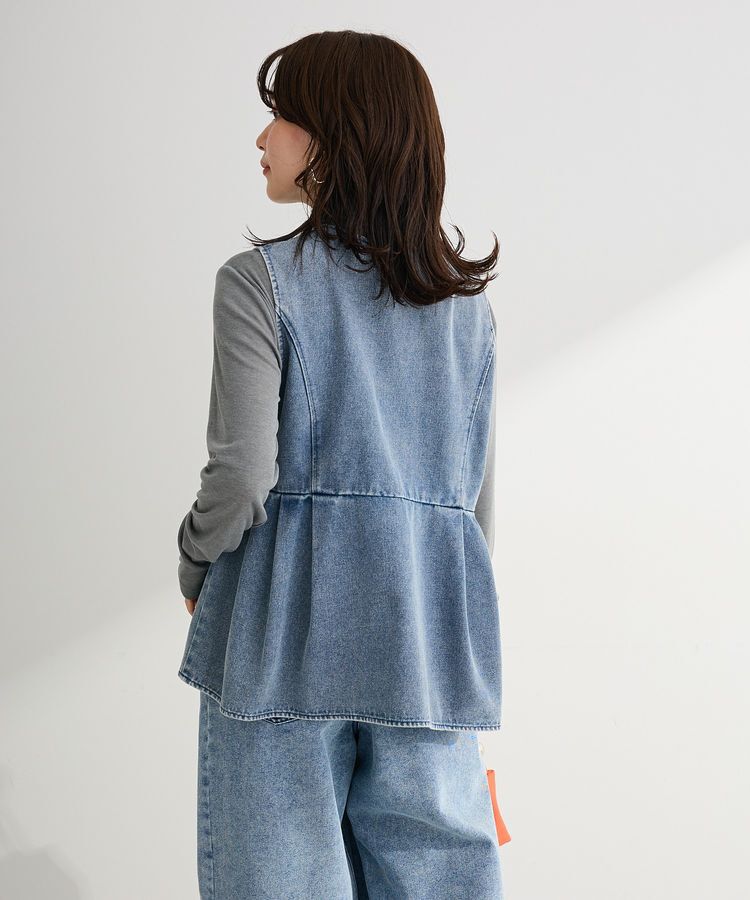 Green Parks「デニムペプラムジレ」|その他|