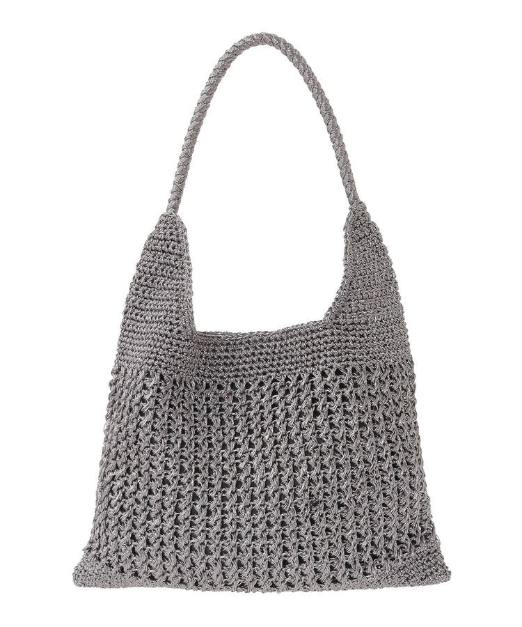 YECCA VECCA「【cache cache】メタリックコード柄編みトート」|トートバッグ|