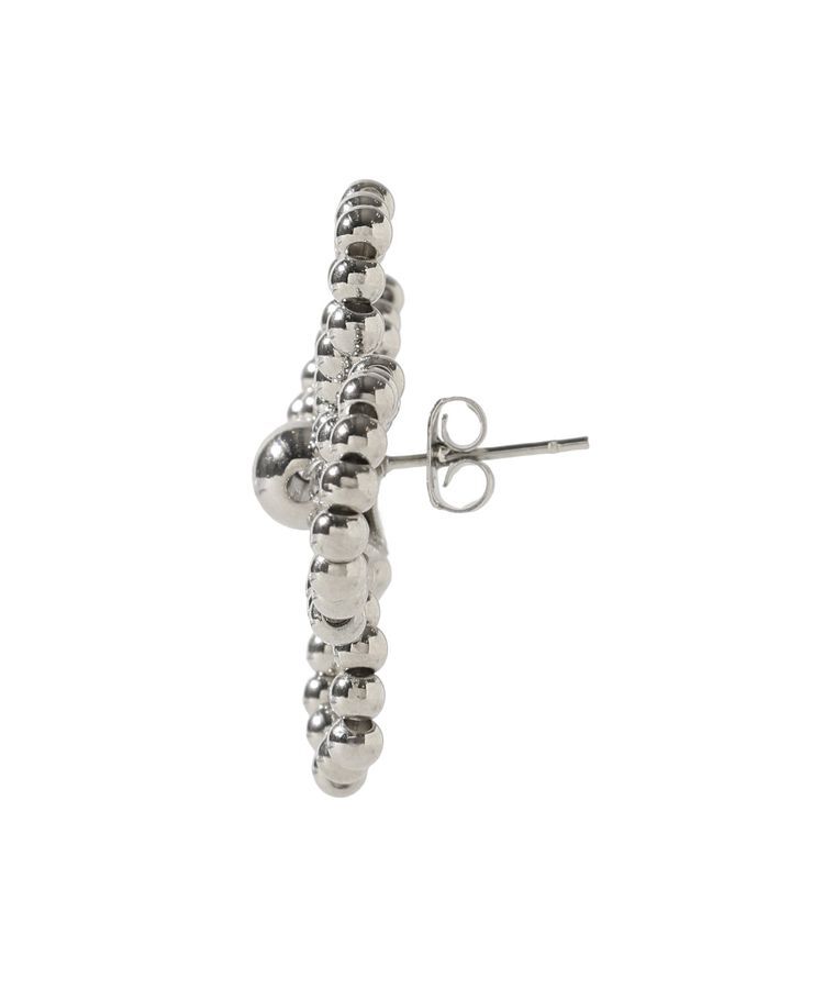 YECCA VECCA「メタルビーズフラワーピアス」|ピアス|