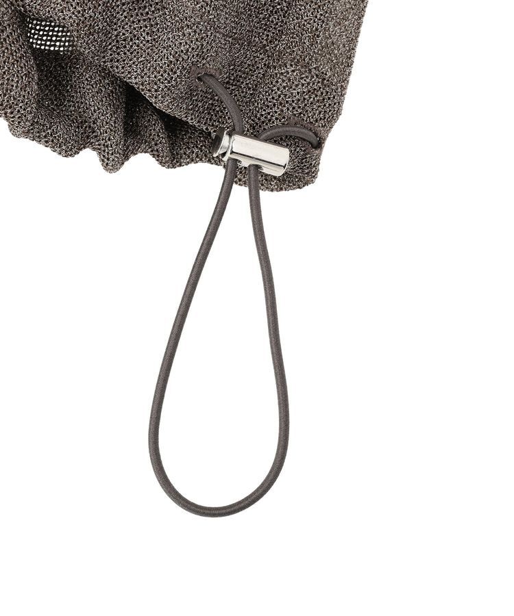 YECCA VECCA「裾ドロストメッシュシャツ」|シャツ・ブラウス|