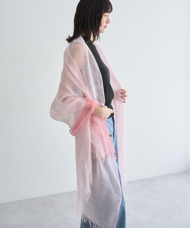 YECCA VECCA「【kakatoo】サイドポイントカラーストール」|ストール|