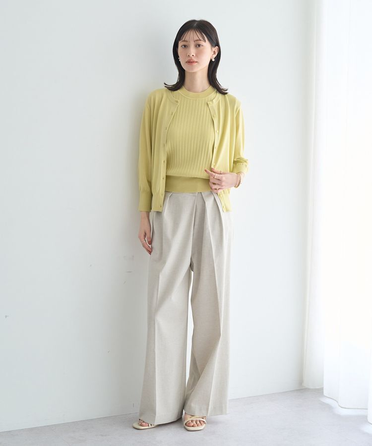 YECCA VECCA「【マシンウォッシャブル】カーディガン」|カーディガン|