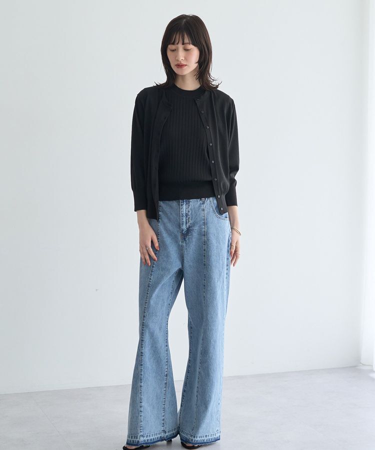 YECCA VECCA「【マシンウォッシャブル】カーディガン」|カーディガン|