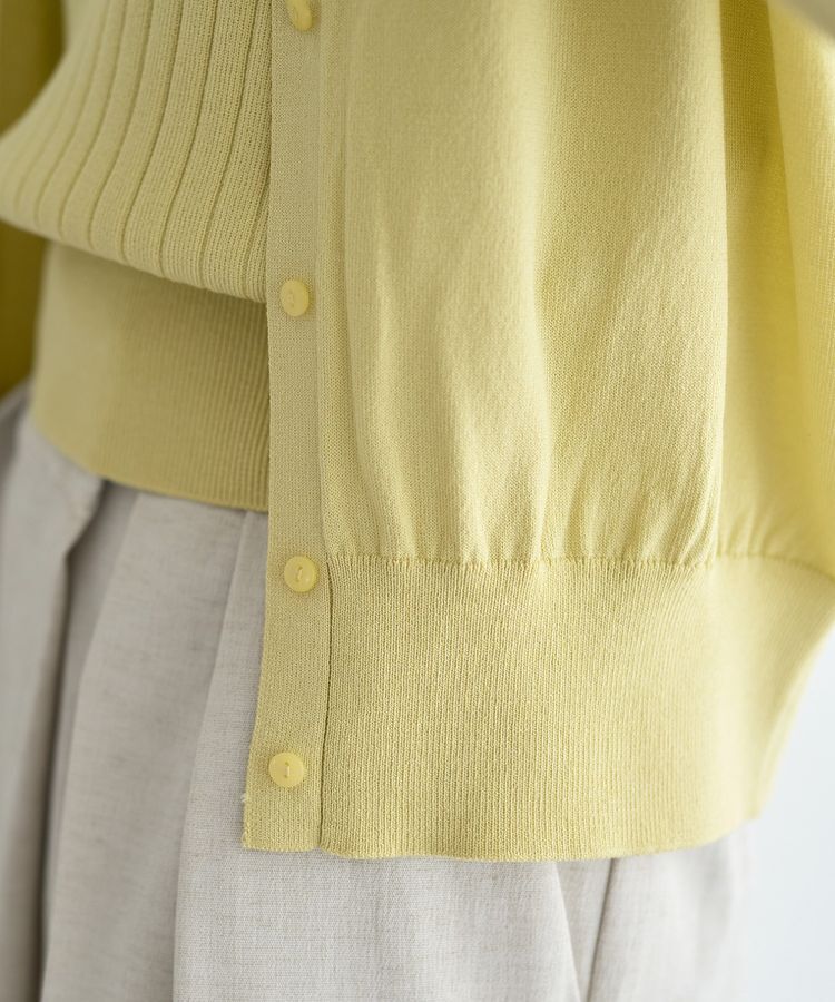 YECCA VECCA「【マシンウォッシャブル】カーディガン」|カーディガン|