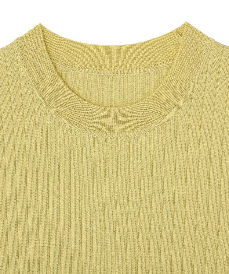 YECCA VECCA「【マシンウォッシャブル】ノースリーブリブニット」|カーディガン|