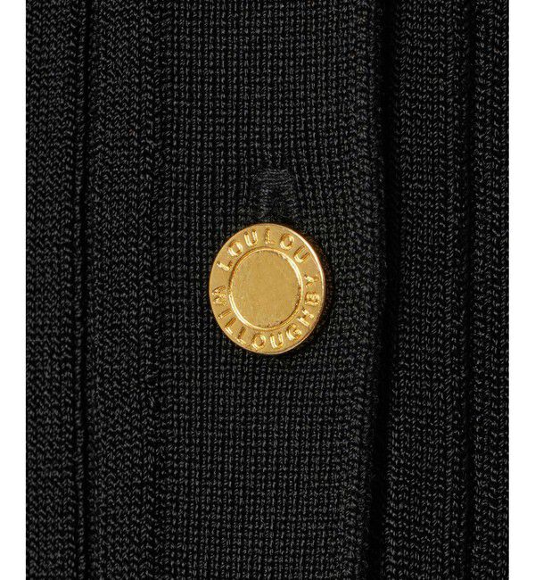 LOULOU WILLOUGHBY「【LOULOU WILLOUGHBY】ワイドリブヘムフリルカーディガン」|カーディガン|