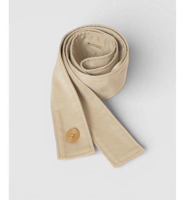 allureville「サテンストレッチベルテッドパンツ」|チノ|