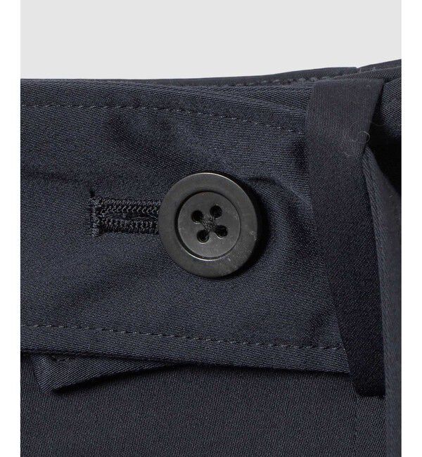 allureville「サテンストレッチベルテッドパンツ」|チノ|