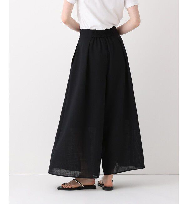 allureville「カラミフレアースカートパンツ」|チノ|