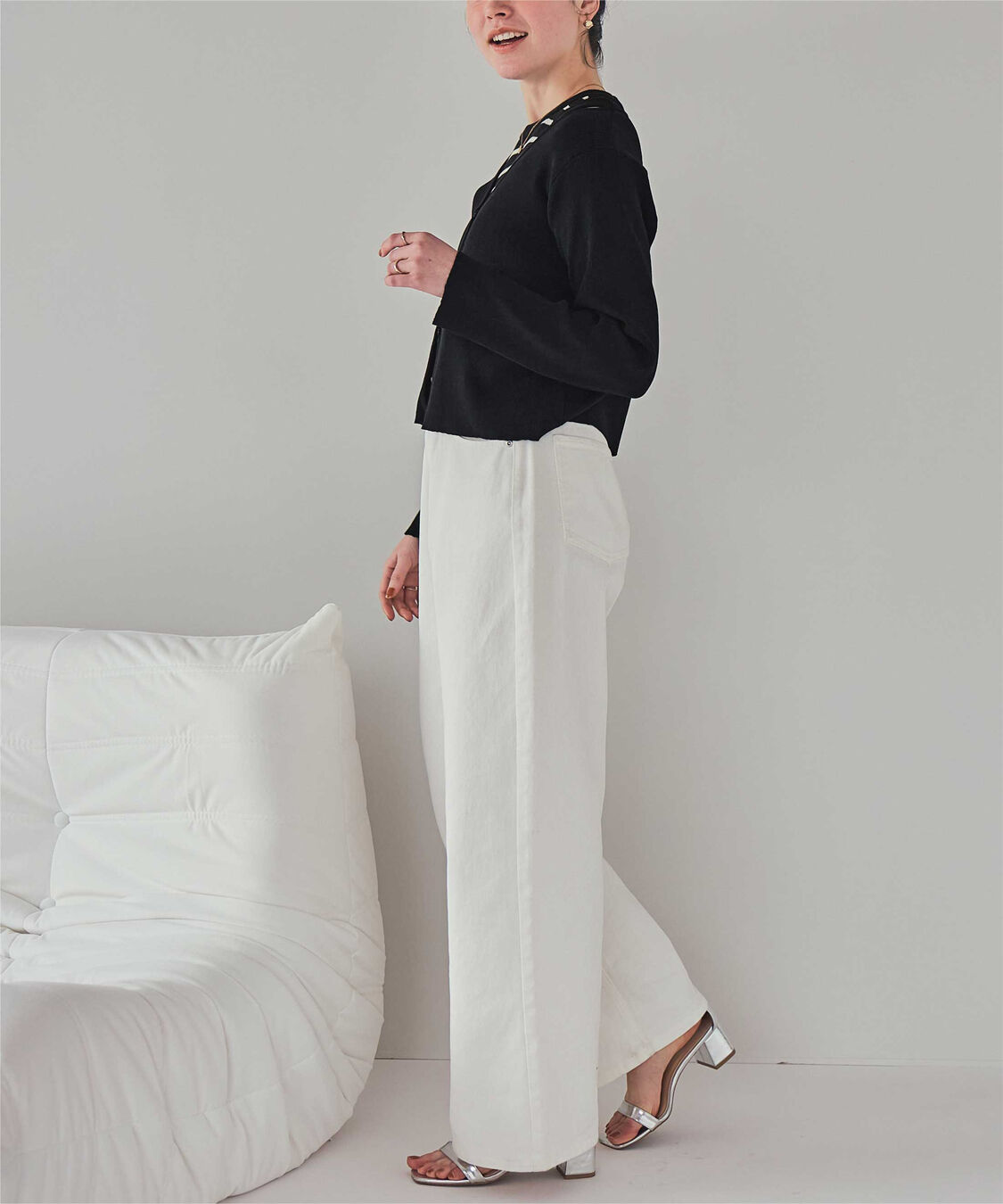 titivate「タンクトップセットVネックカーディガン」|ニット・セーター|