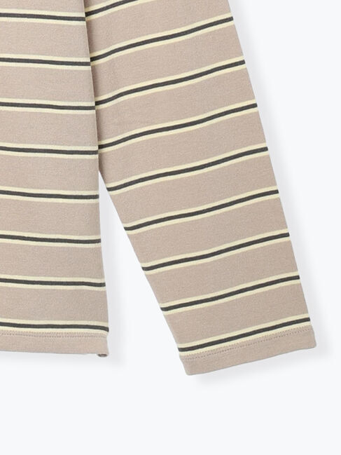 Samansa Mos2「マルチボーダーヘンリープルオーバー」|Tシャツ・カットソー|