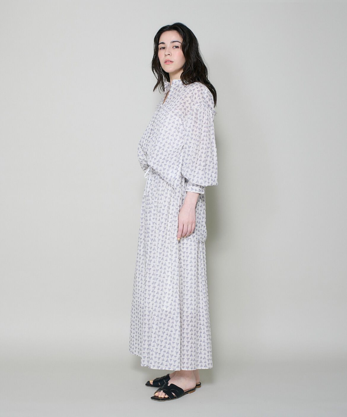 DAY by DAY it&rsquo;s international「トライアングルプリントコットンギャザースカート」|スカート|