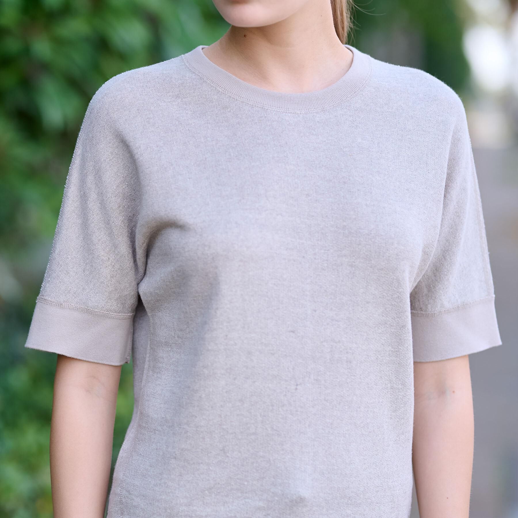 DRESSTERIOR「【毎年人気！／洗える】リネン裏毛ハーフスリーブプルオーバー」|Tシャツ・カットソー|