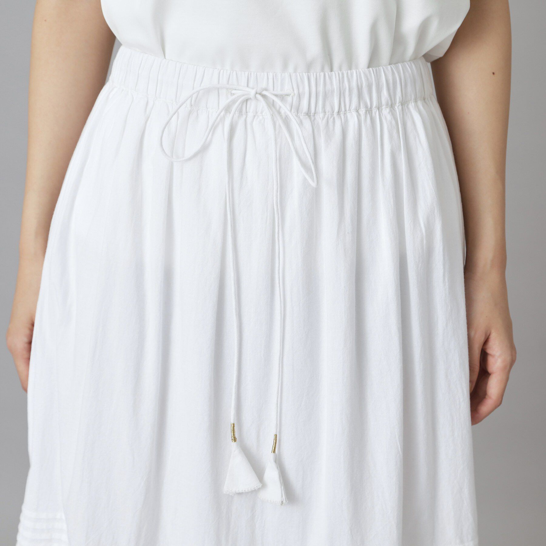 DRESSTERIOR「ウォッシャブルエンブロイダリースカート」|スカート|