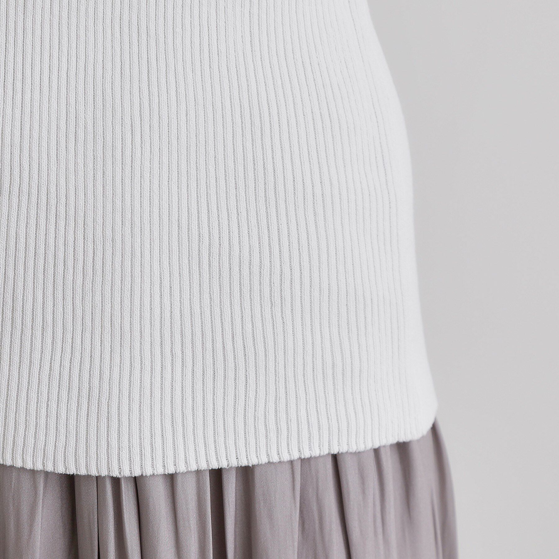 grove「【雑誌掲載】多釦ラグランリブ5分袖プルオーバー」|ニット・セーター|