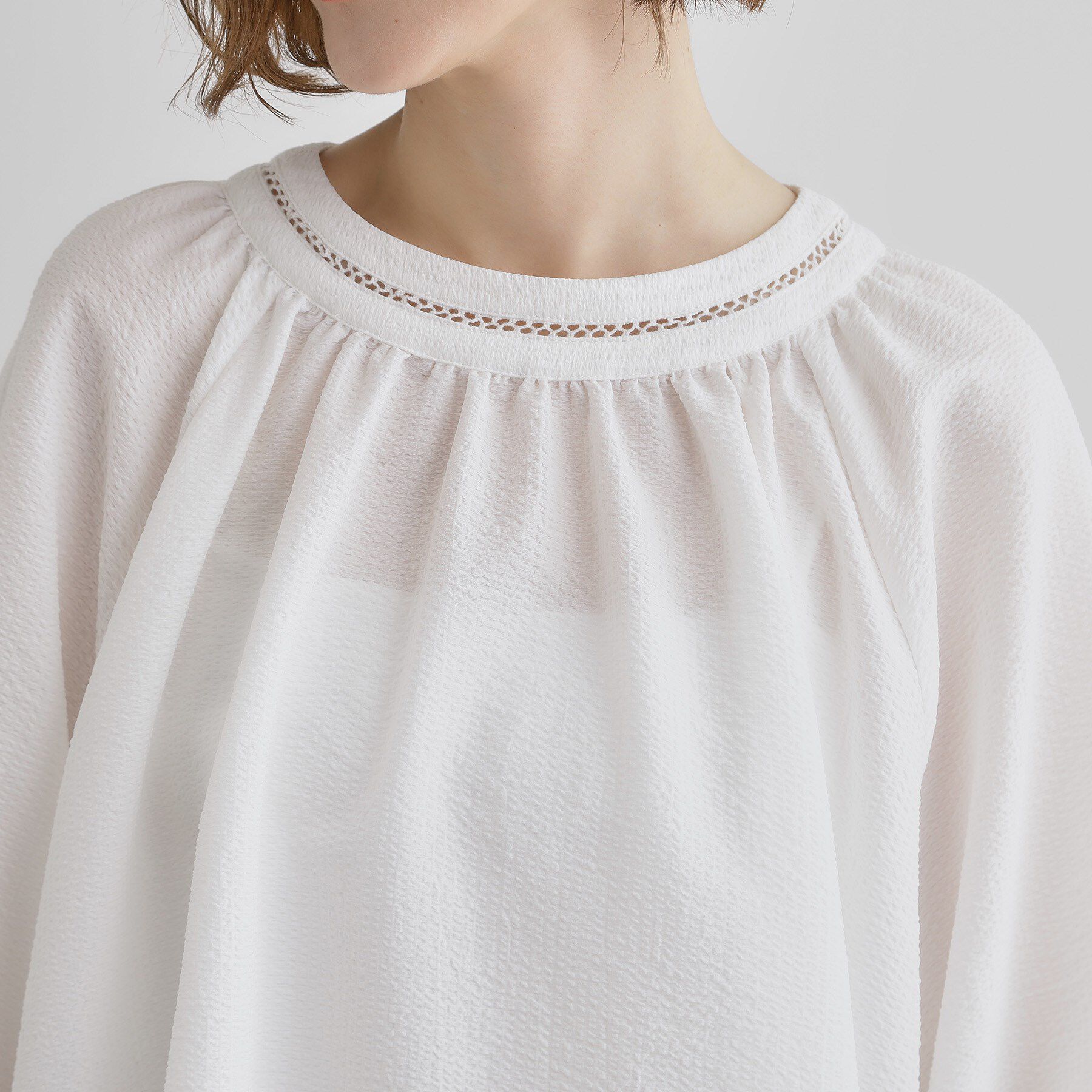 grove「2WAYサッカースモックブラウス」|シャツ・ブラウス|