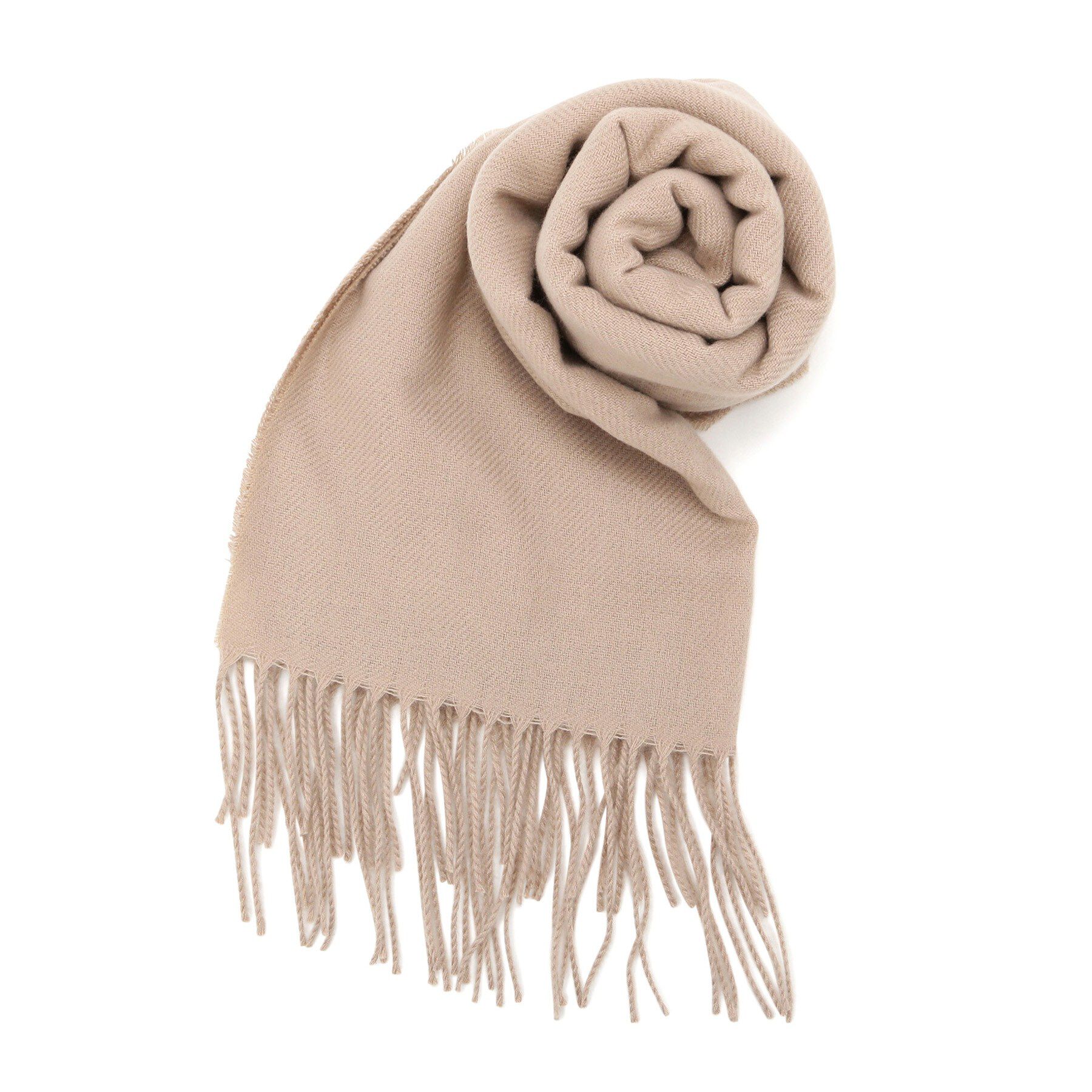 grove「カシミヤタッチ無地マフラー」|ストール|ベージュ(052)