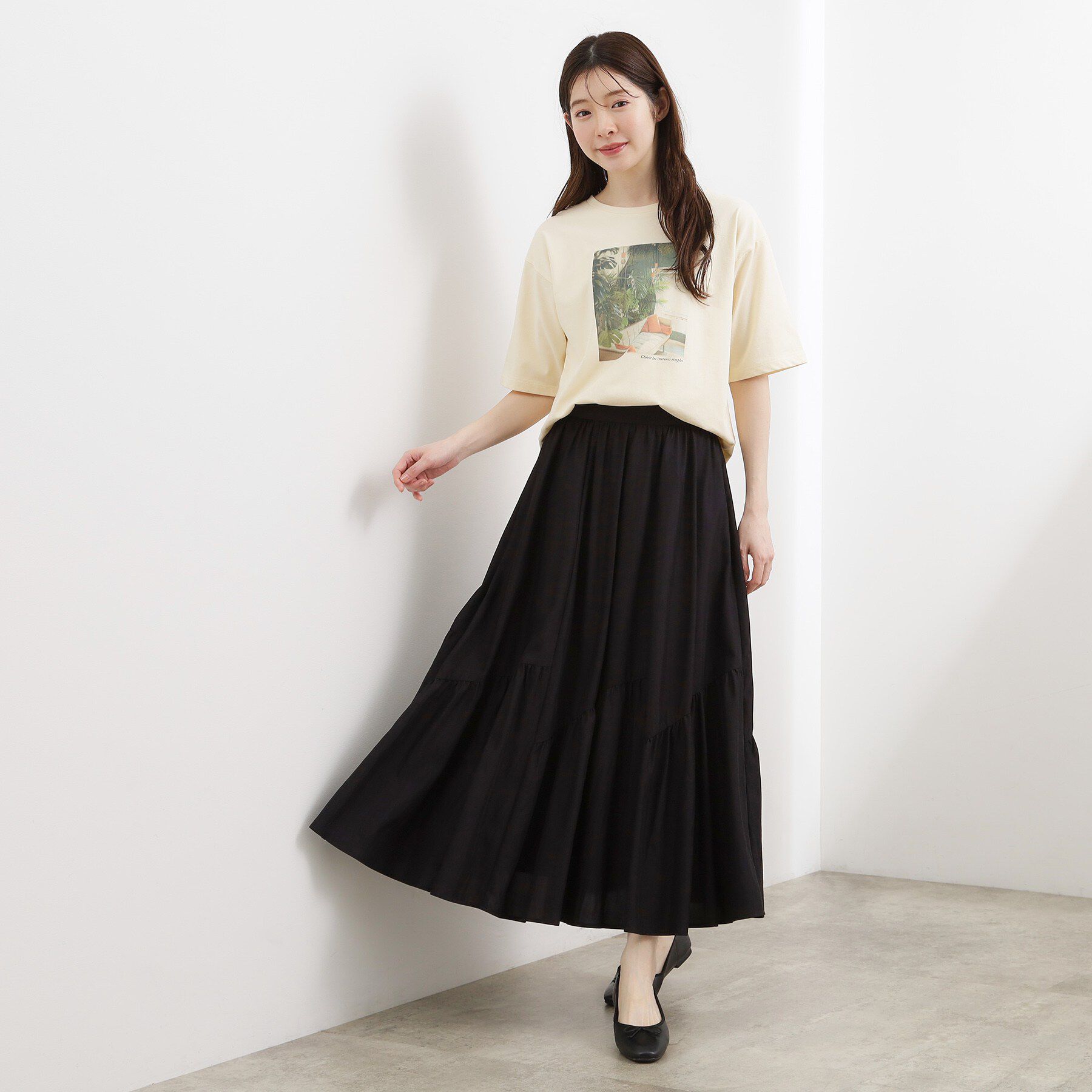 grove「エスカルゴティアードスカート」|スカート|