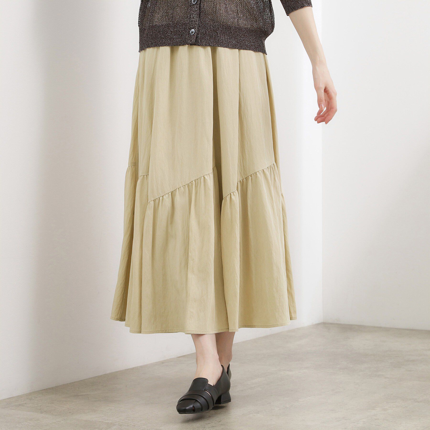 grove「エスカルゴティアードスカート」|スカート|
