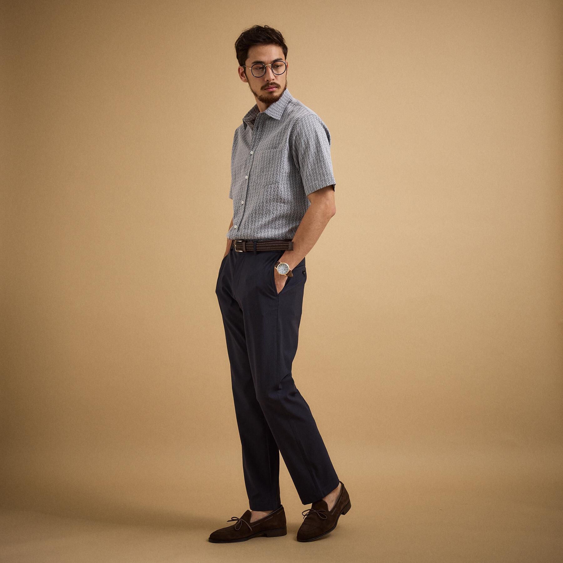 TAKEO KIKUCHI「【接触冷感/吸汗速乾】サイドゴアウエスト ストレートパンツ」|その他|