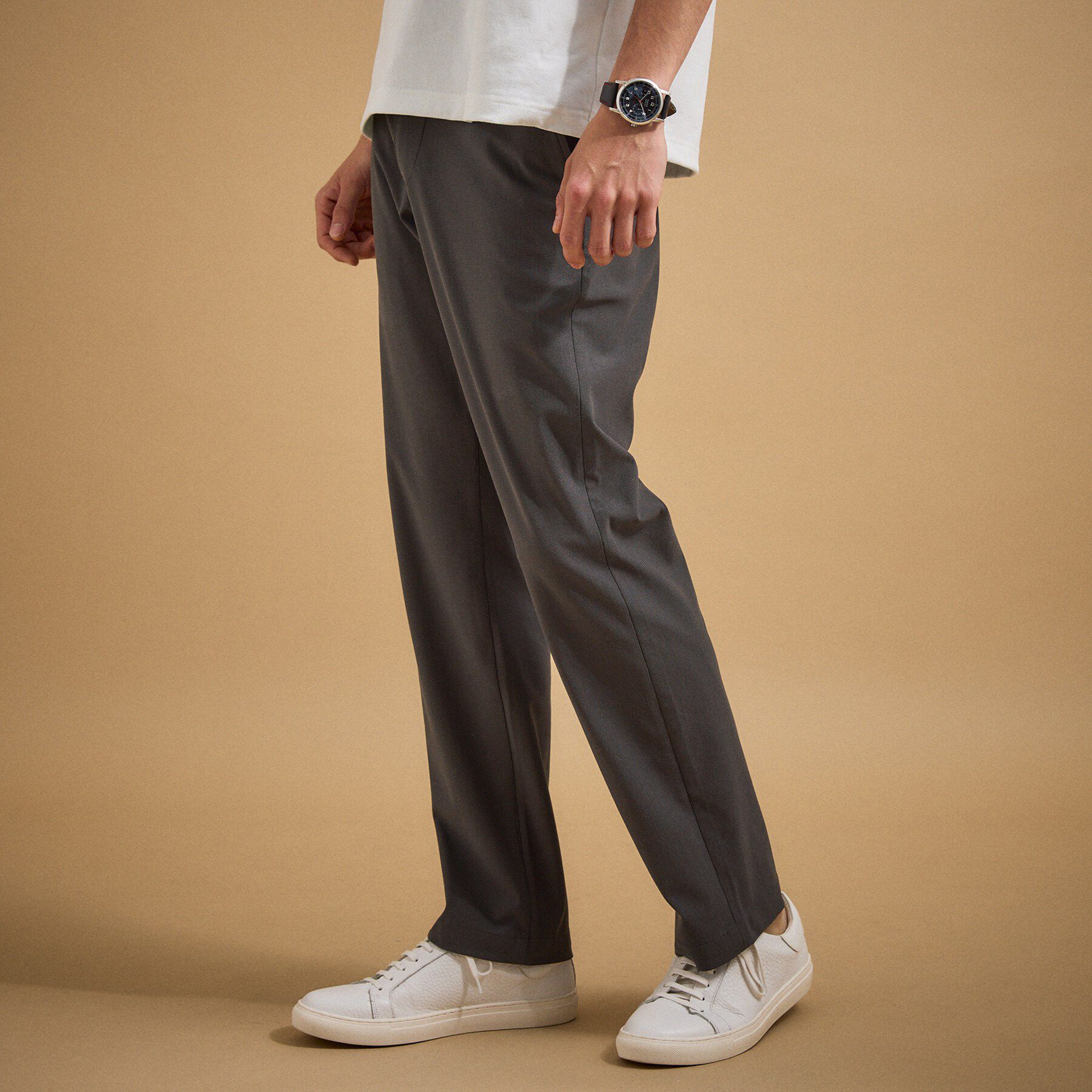 TAKEO KIKUCHI「【接触冷感/吸汗速乾】サイドゴアウエスト ストレートパンツ」|その他|