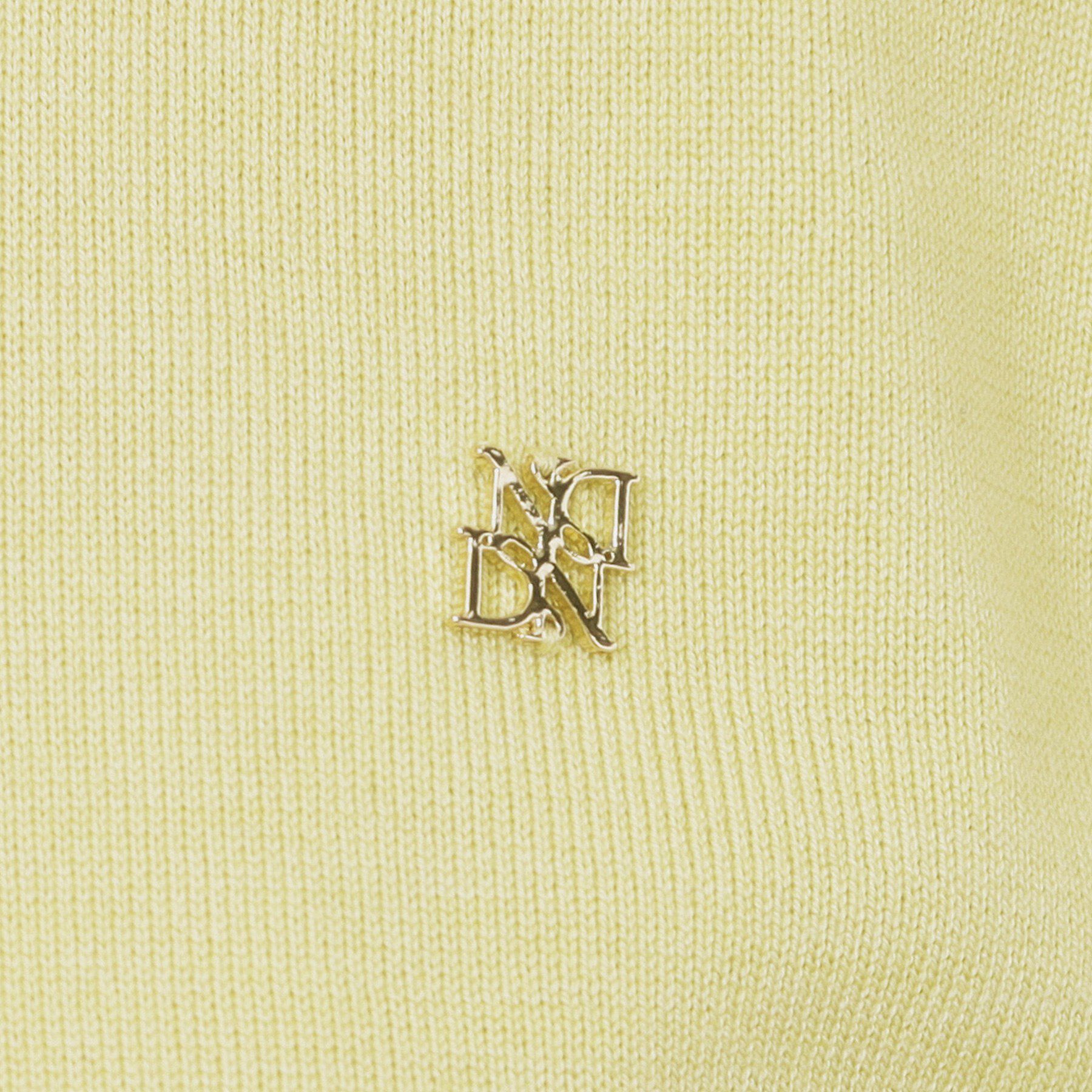 index「ゴールドパーツ付きバイカラークルーネックニット【洗濯機OK】」|ニット・セーター|