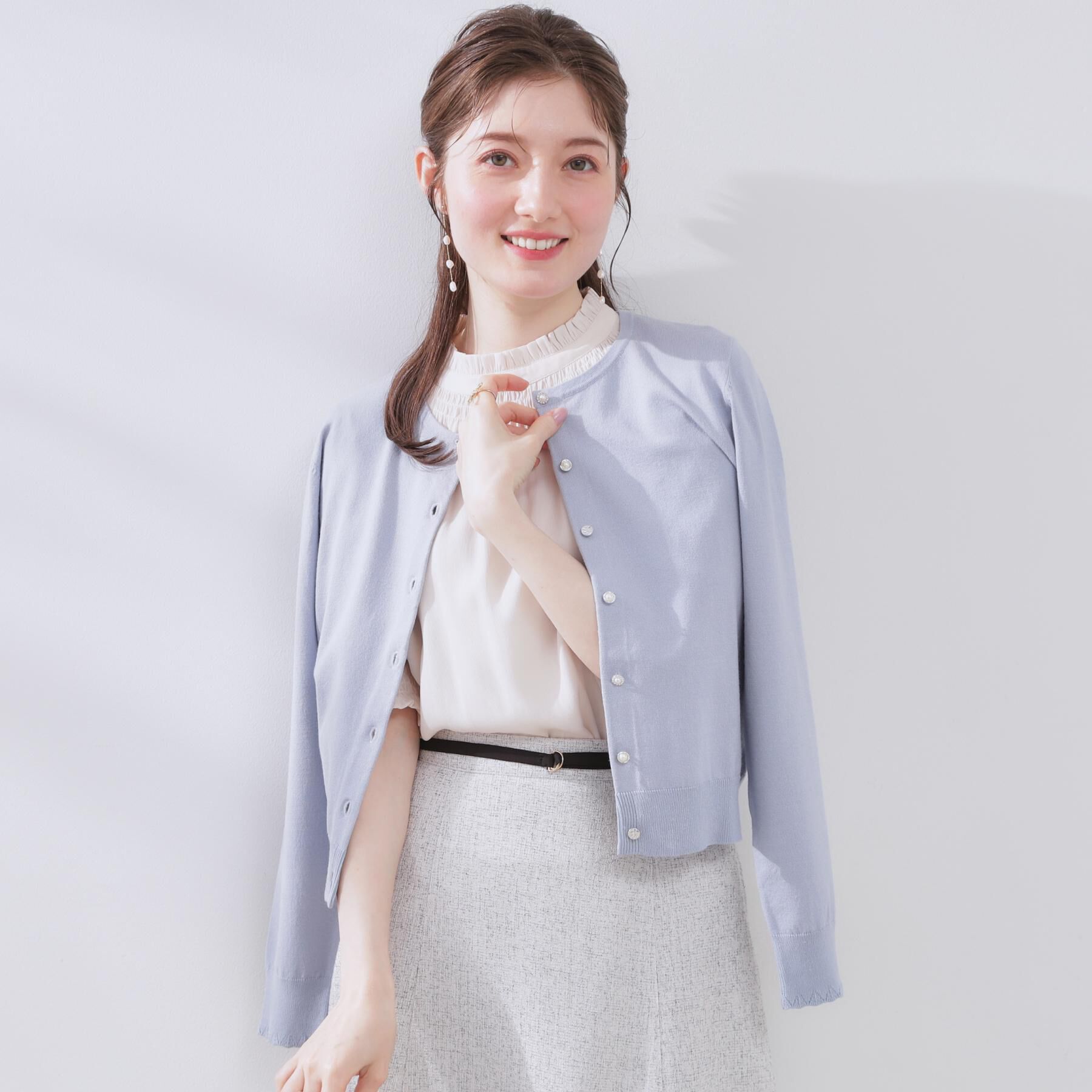 Couture broach「イロイロ釦ニットカーデ」|カーディガン|