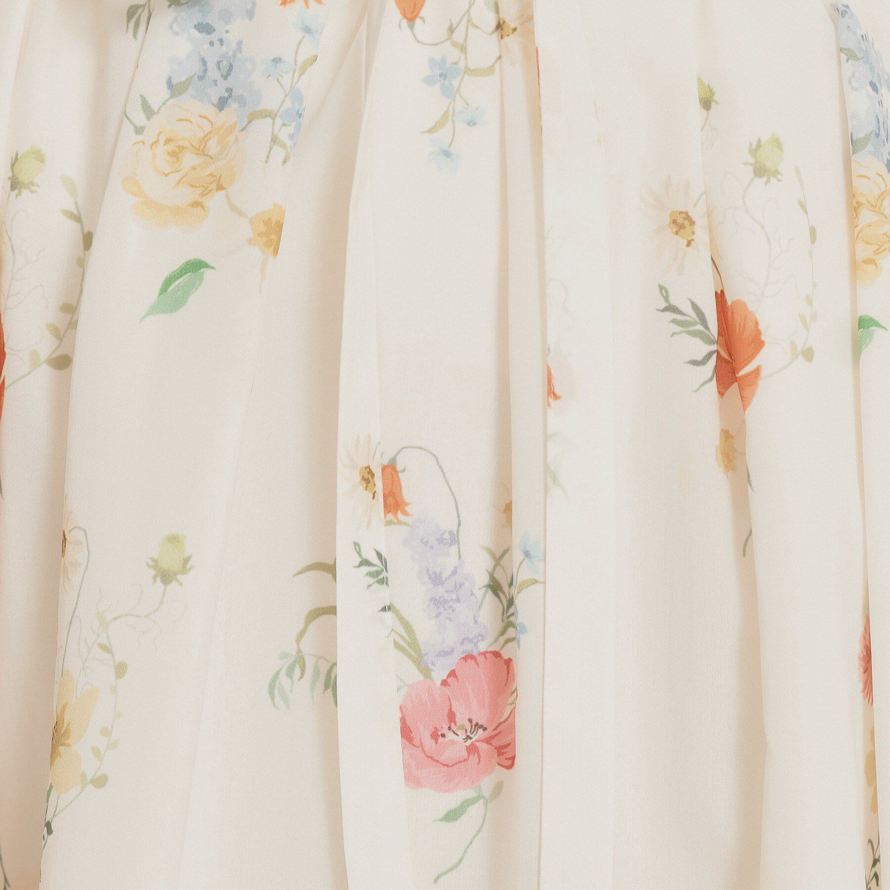 Couture broach「【洗える】パレットボイル 細リボン付きスカート」|スカート|