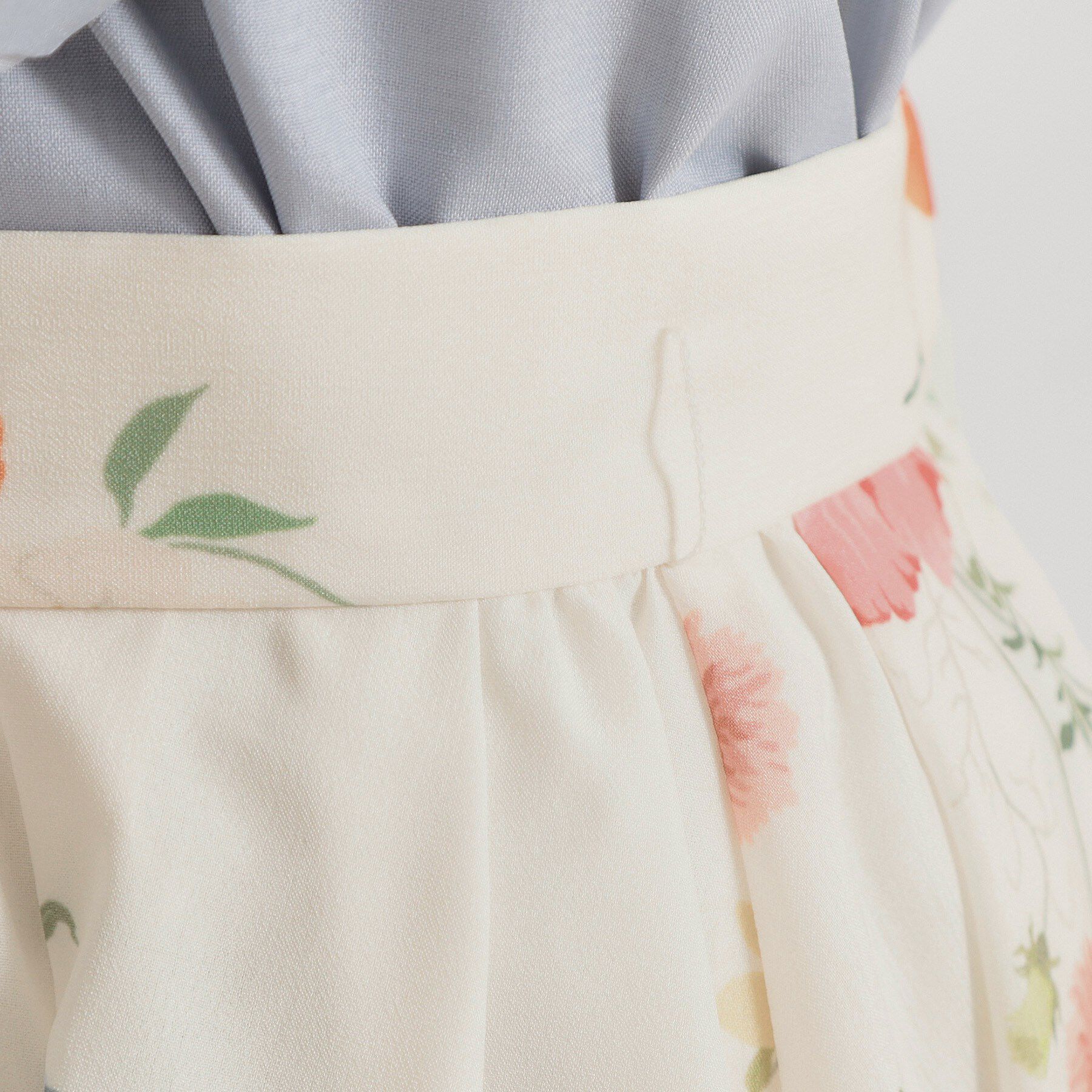 Couture broach「【洗える】パレットボイル 細リボン付きスカート」|スカート|