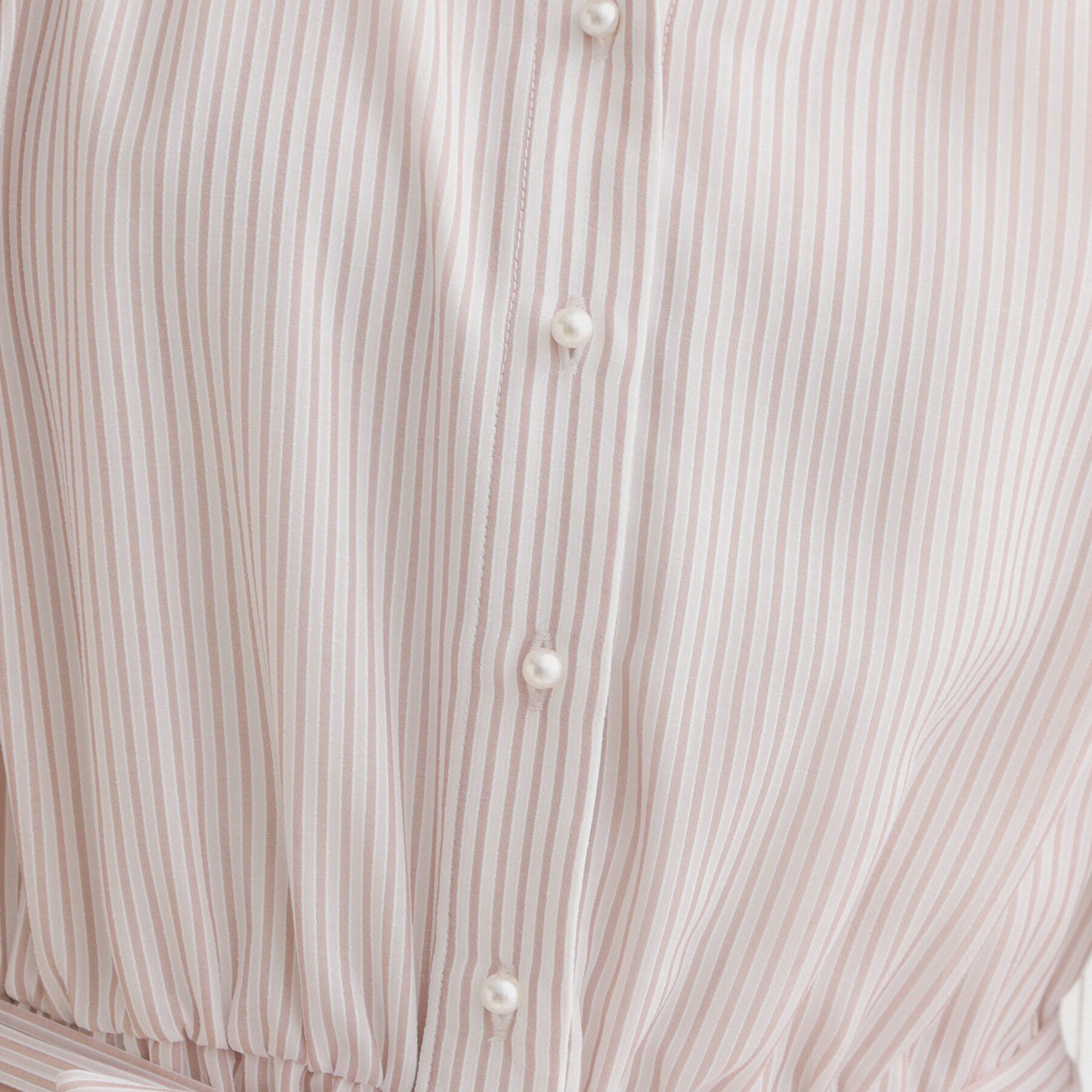 Couture broach「【洗える】シアーストライプ ワンピース」|ワンピース|