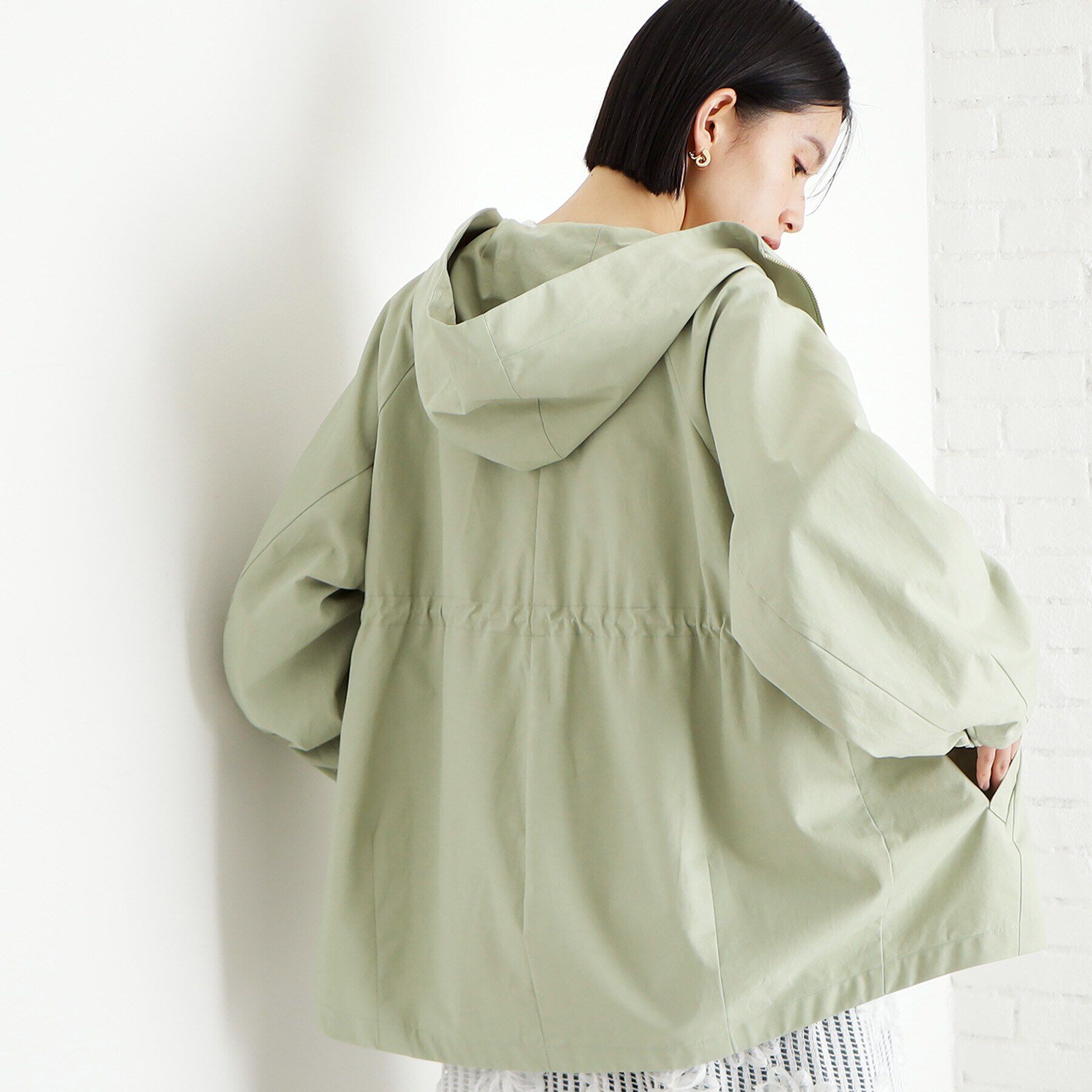 THE SHOP TK「【撥水】ウエストドロストマウンテンパーカ」|ブルゾン・スタジャン|