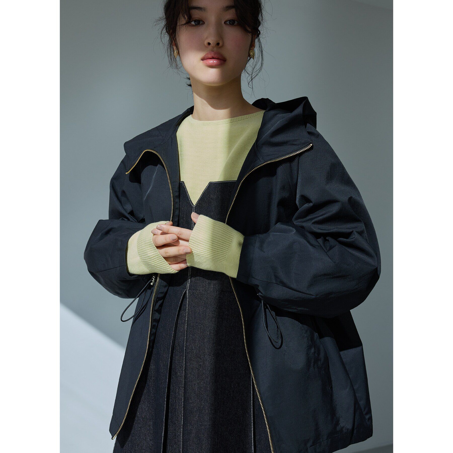 THE SHOP TK「【撥水】ウエストドロストマウンテンパーカ」|ブルゾン・スタジャン|