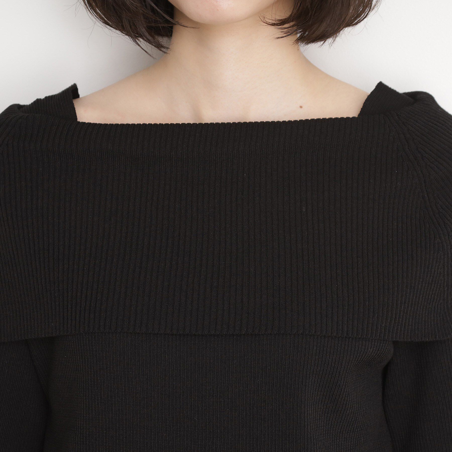 THE SHOP TK「オフショルダーニット【洗濯機OK】」|ニット・セーター|