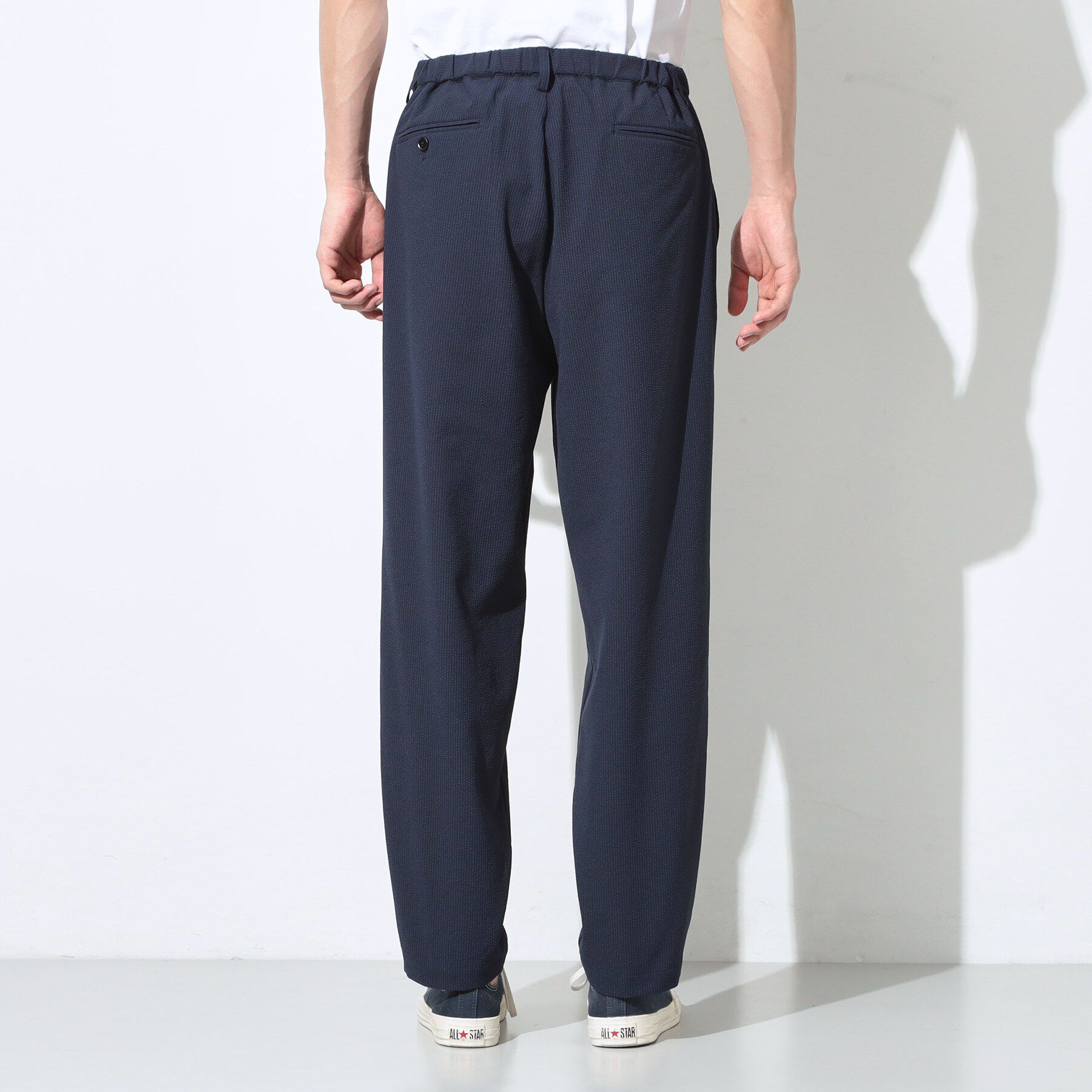 THE SHOP TK「マイクロ シアサッカー イージーパンツ 洗濯機OK／セットアップ可」|その他|