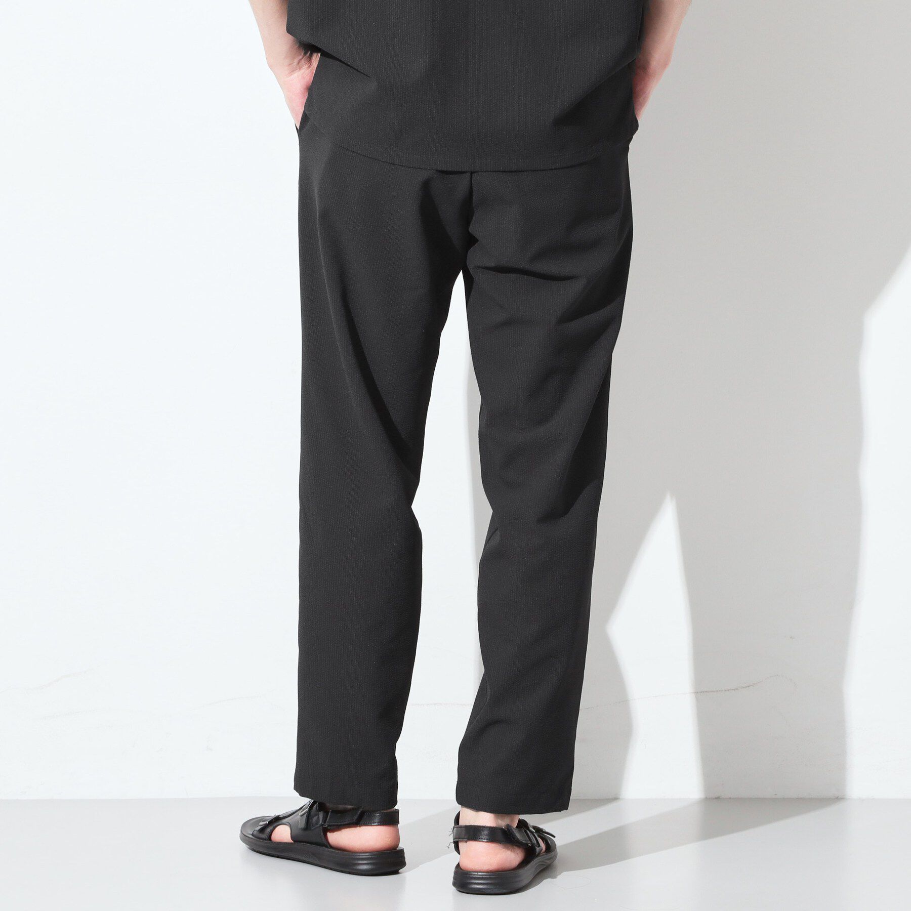 THE SHOP TK「マイクロ シアサッカー イージーパンツ 洗濯機OK／セットアップ可」|その他|