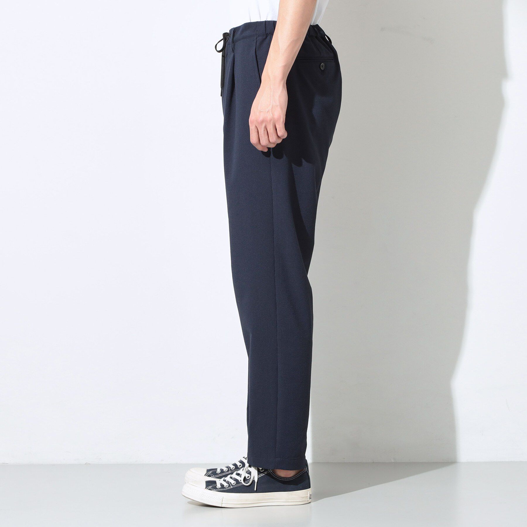 THE SHOP TK「マイクロ シアサッカー イージーパンツ 洗濯機OK／セットアップ可」|その他|