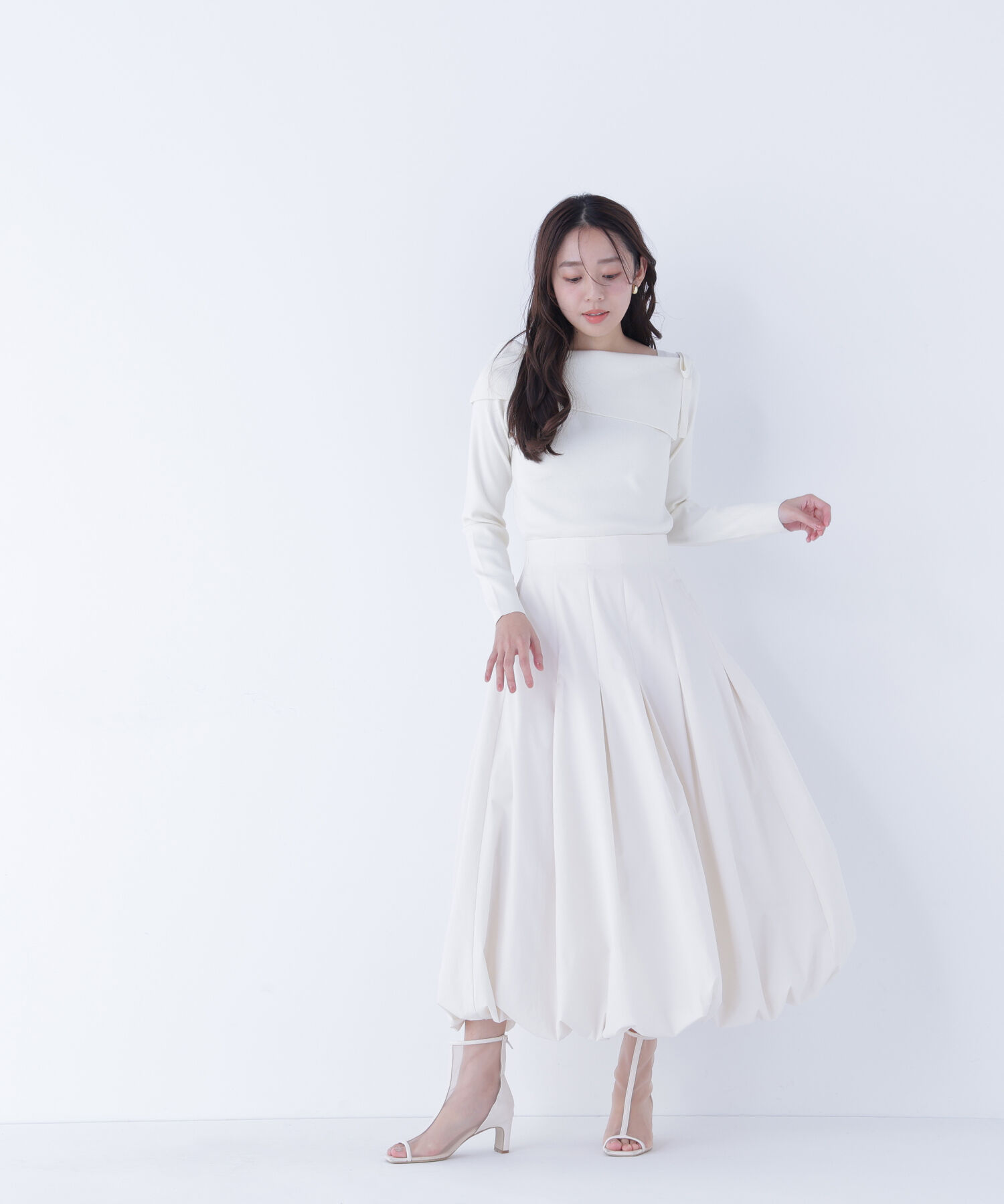  「サイドリボンニット」|ニット・セーター|