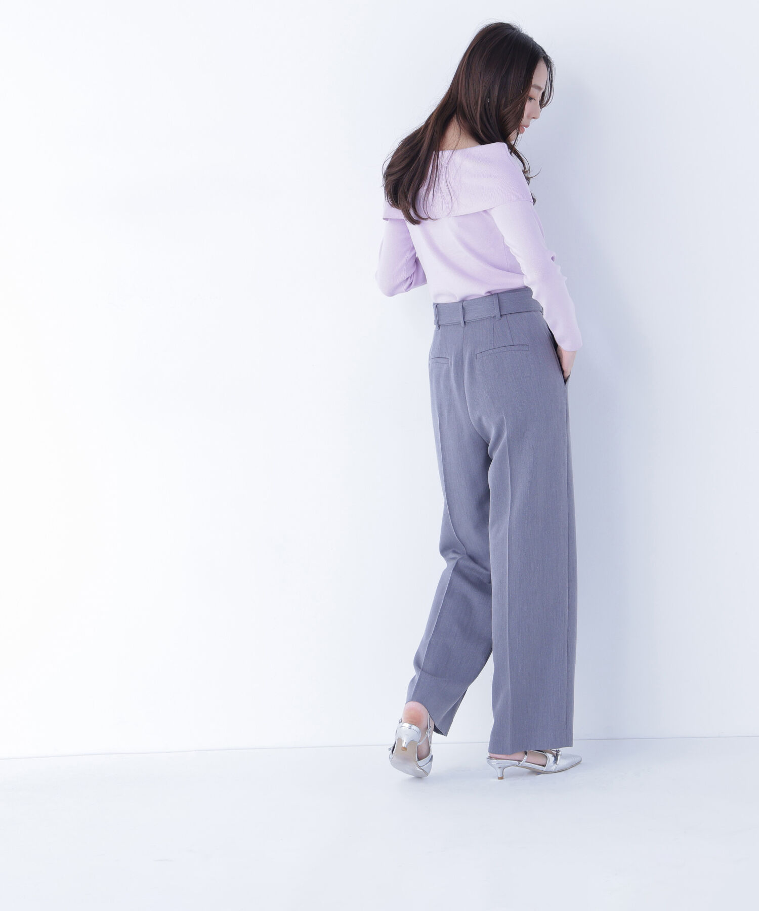  「サイドリボンニット」|ニット・セーター|